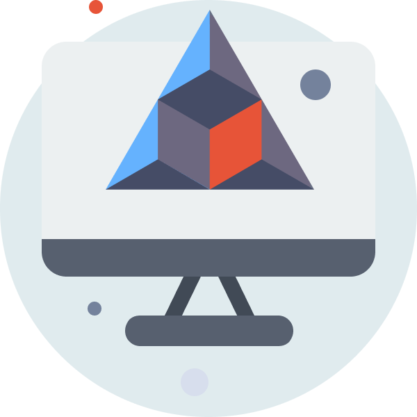 3D Triangle Icon 3D Triangle Icon